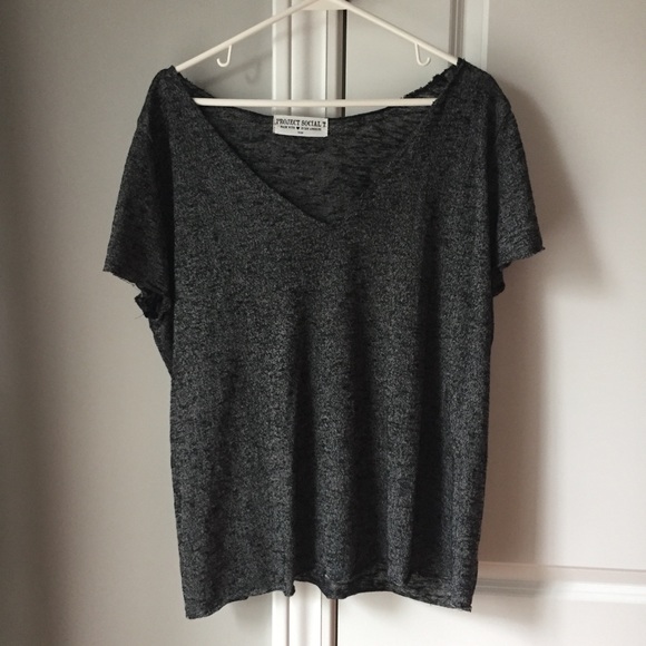 Project Social T Tops - NWOT soft black t shirt